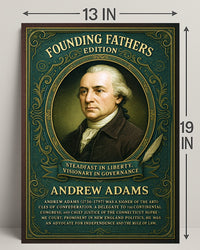 Andrew Adams Founding Father Poster PosterGoat