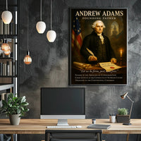 Andrew Adams Founding Father Poster PosterGoat