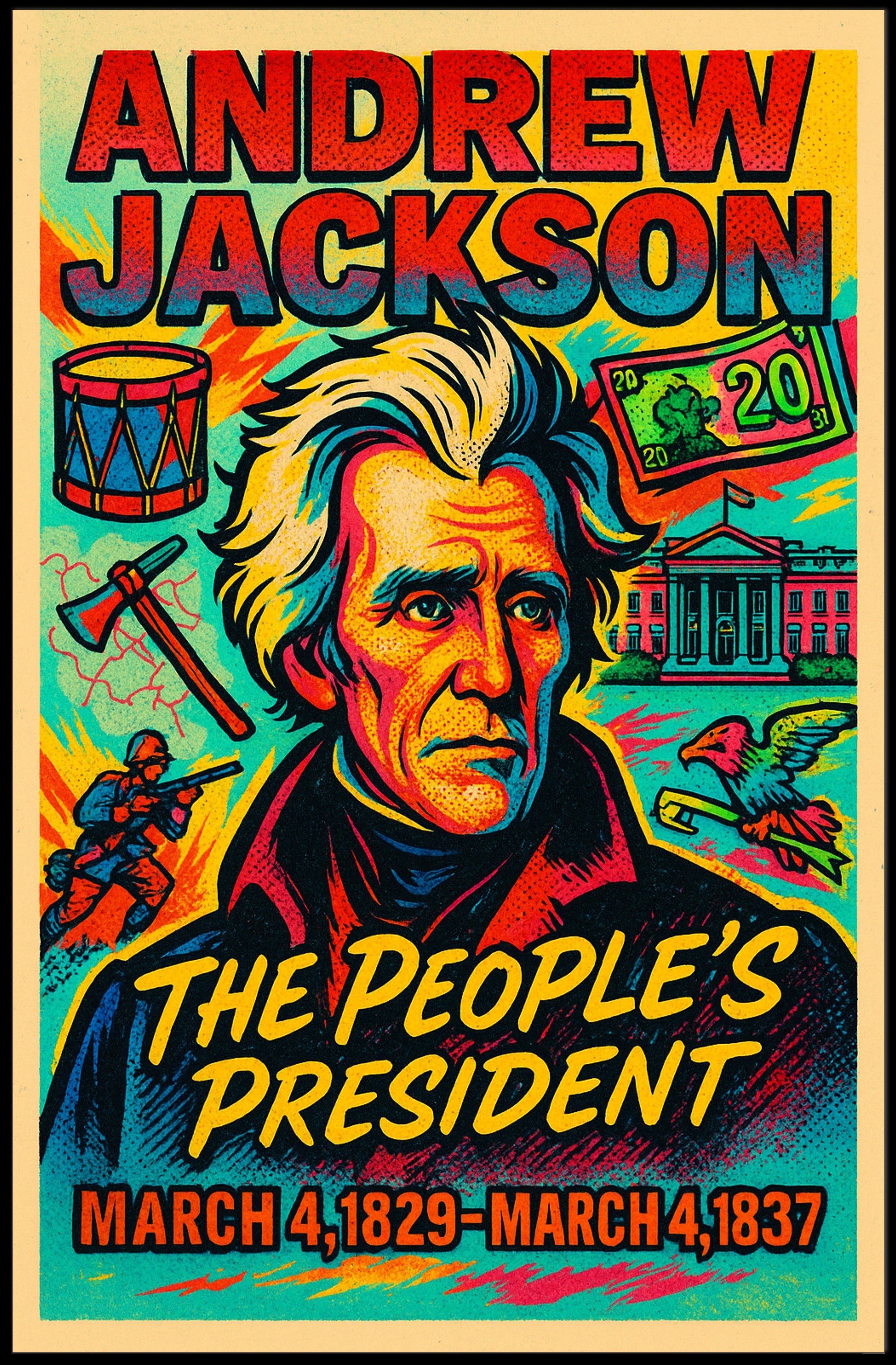 Andrew Jackson The People's President Poster PosterGoat