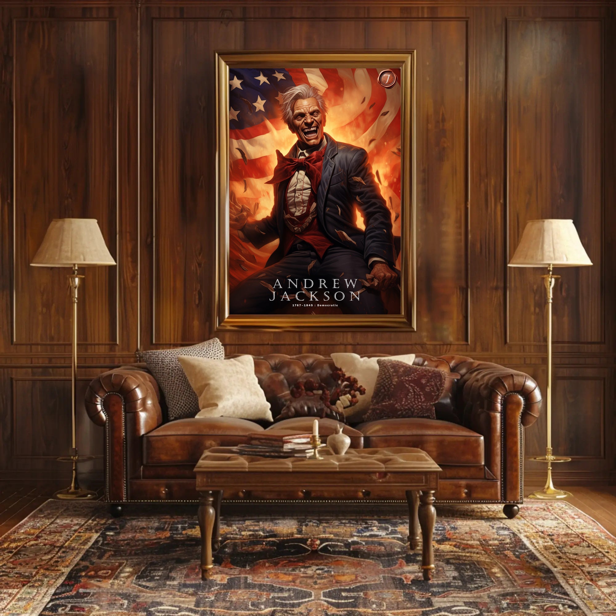 Andrew Jackson: A Fiery Legacy Poster PosterGoat