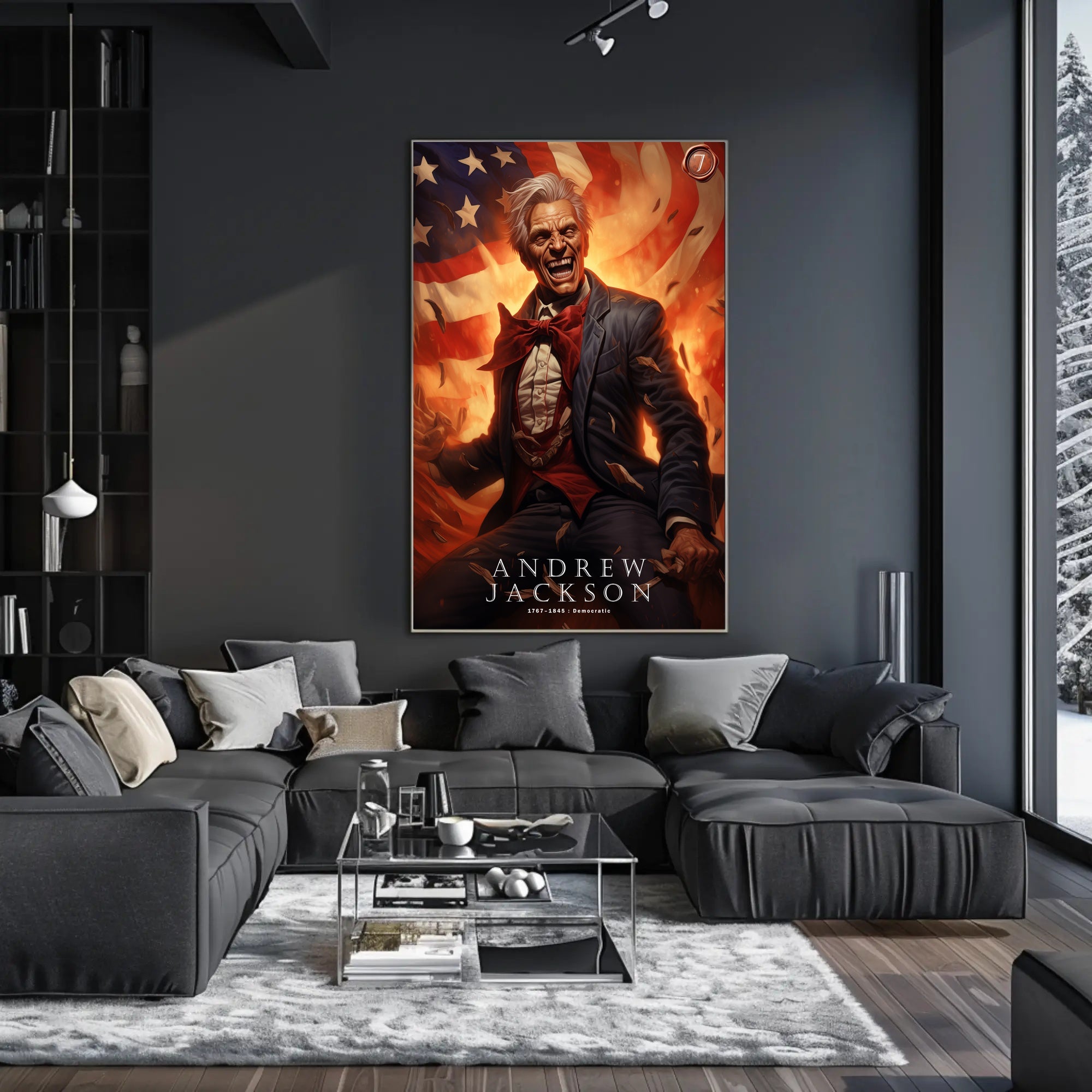 Andrew Jackson: A Fiery Legacy Poster PosterGoat