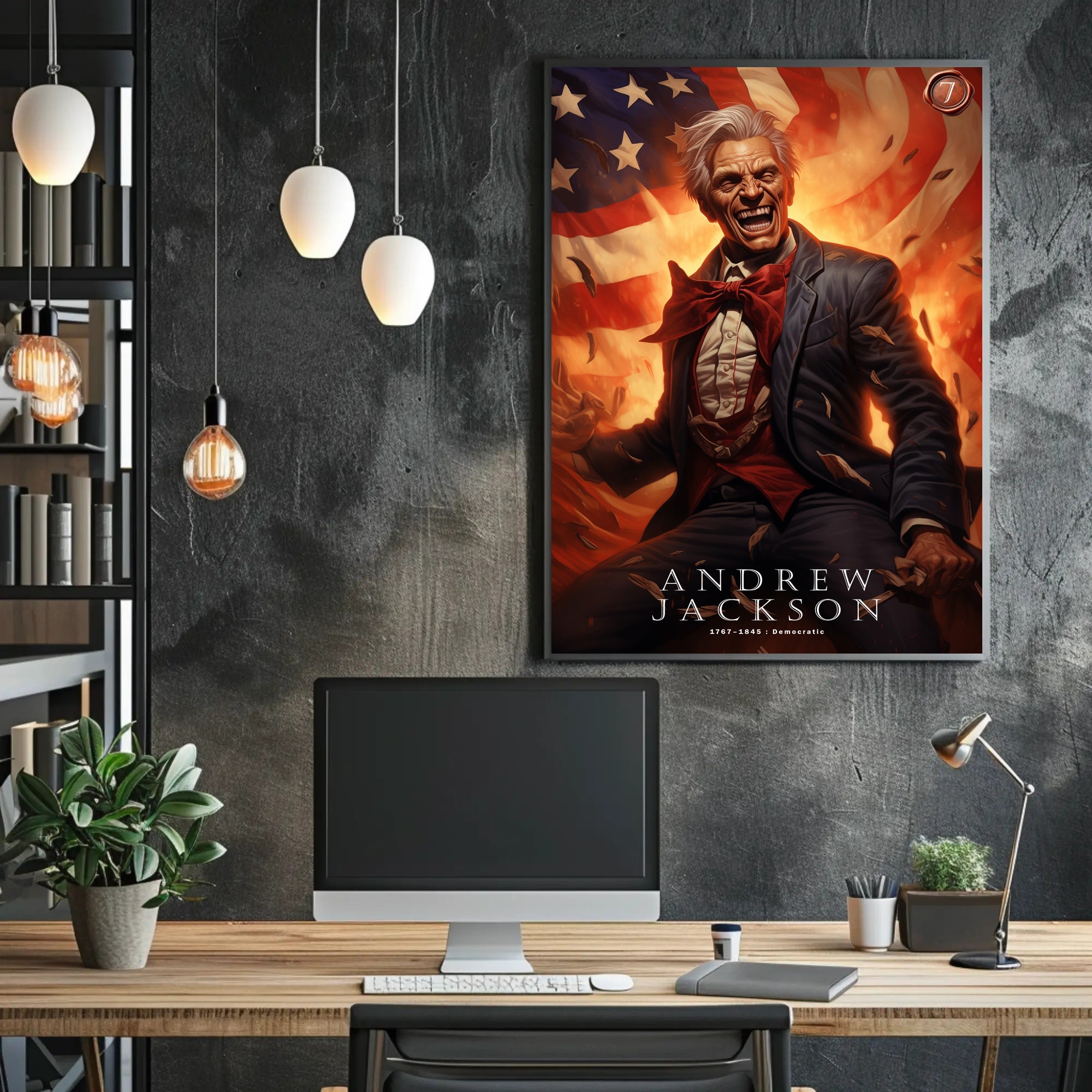 Andrew Jackson: A Fiery Legacy Poster PosterGoat