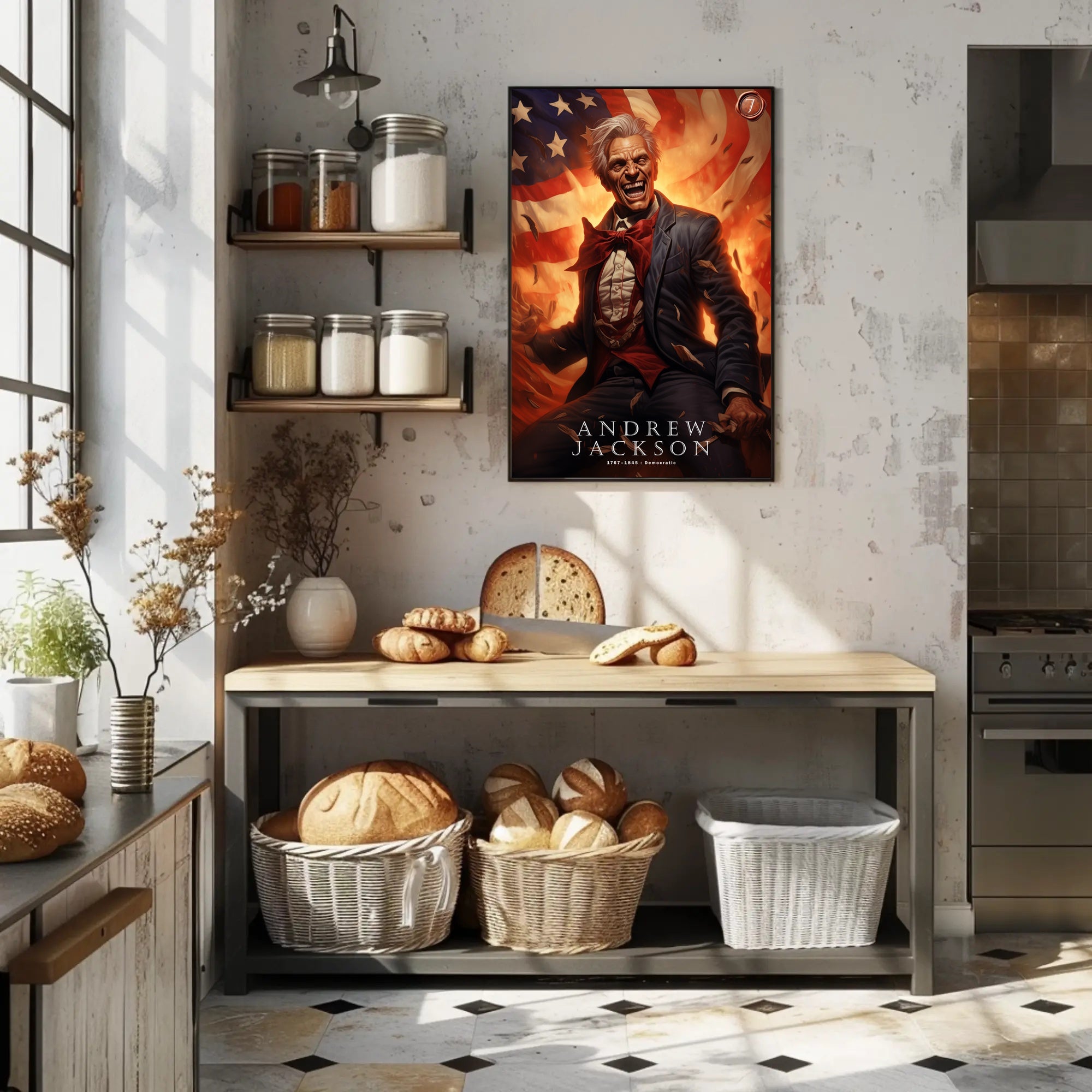 Andrew Jackson: A Fiery Legacy Poster PosterGoat