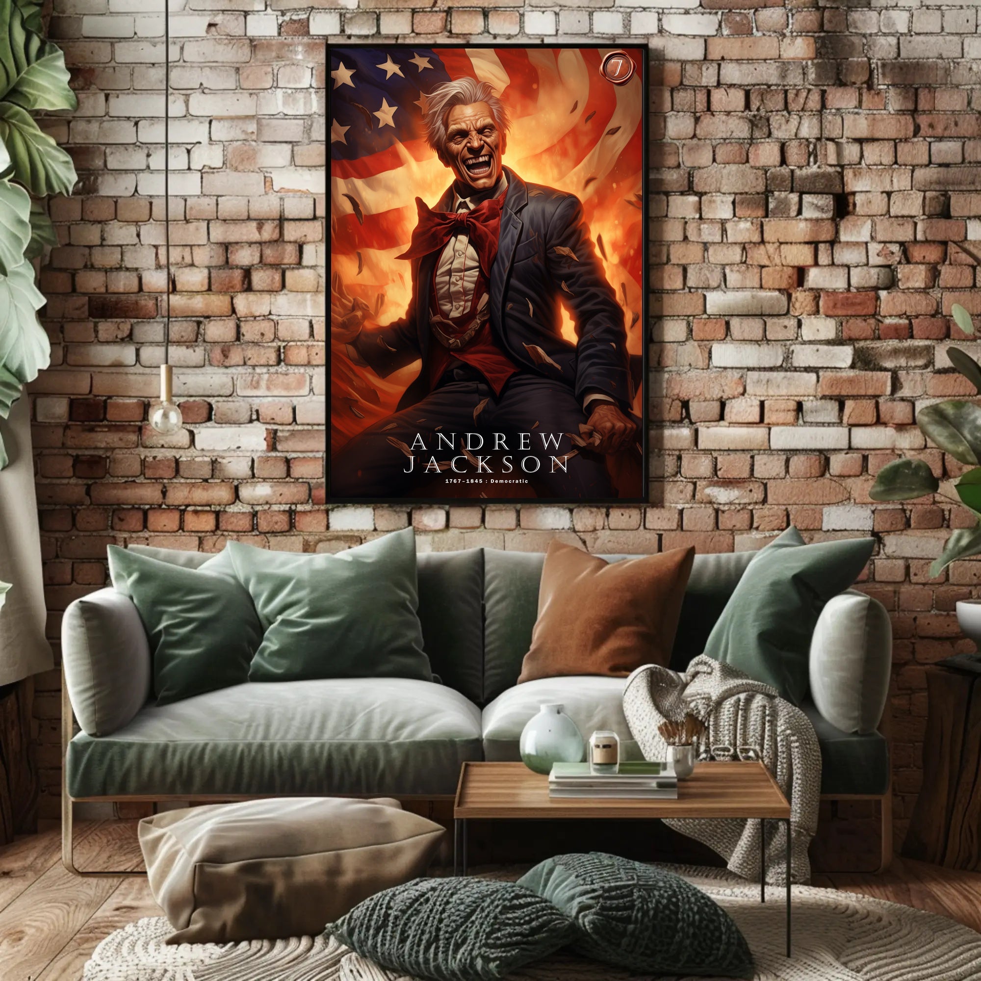 Andrew Jackson: A Fiery Legacy Poster PosterGoat