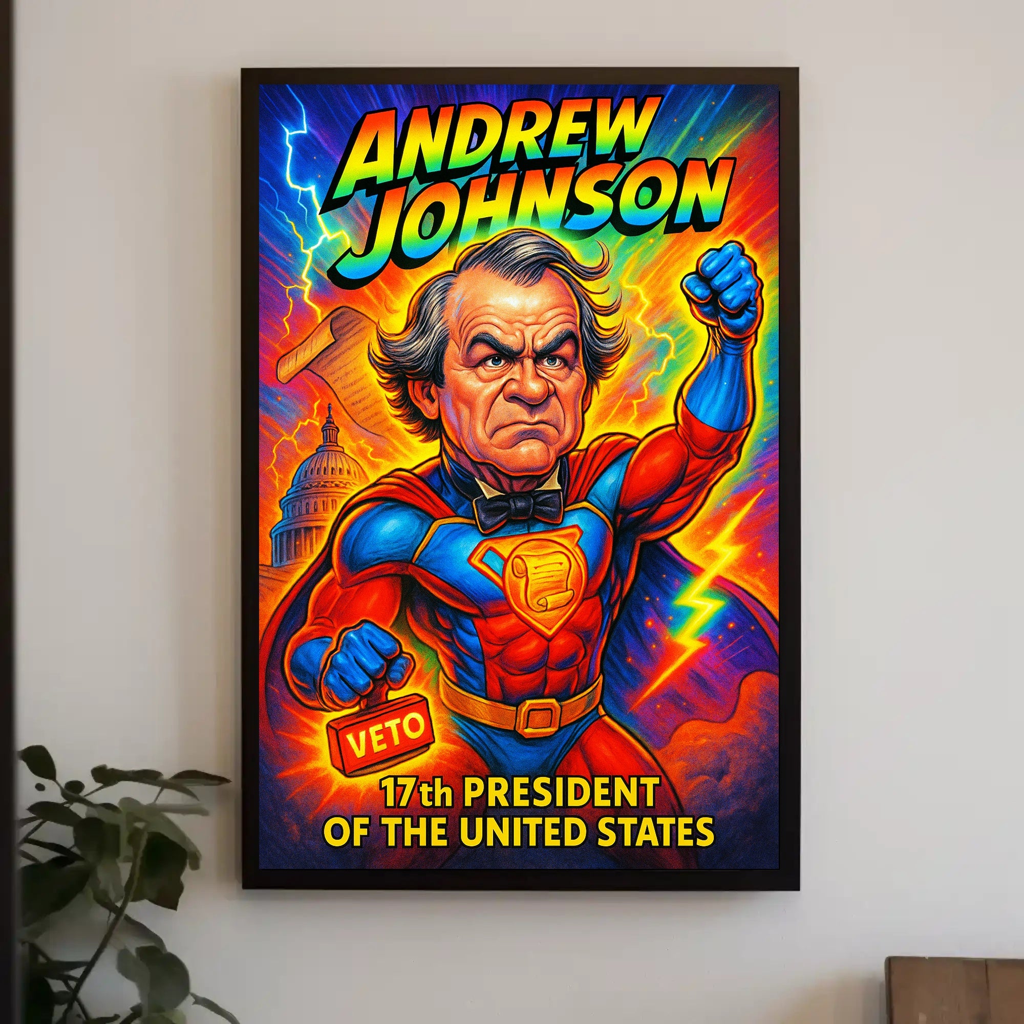 Andrew Johnson 17th President Poster PosterGoat