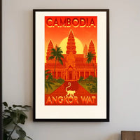 Angkor Wat Adventure Travel Poster PosterGoat