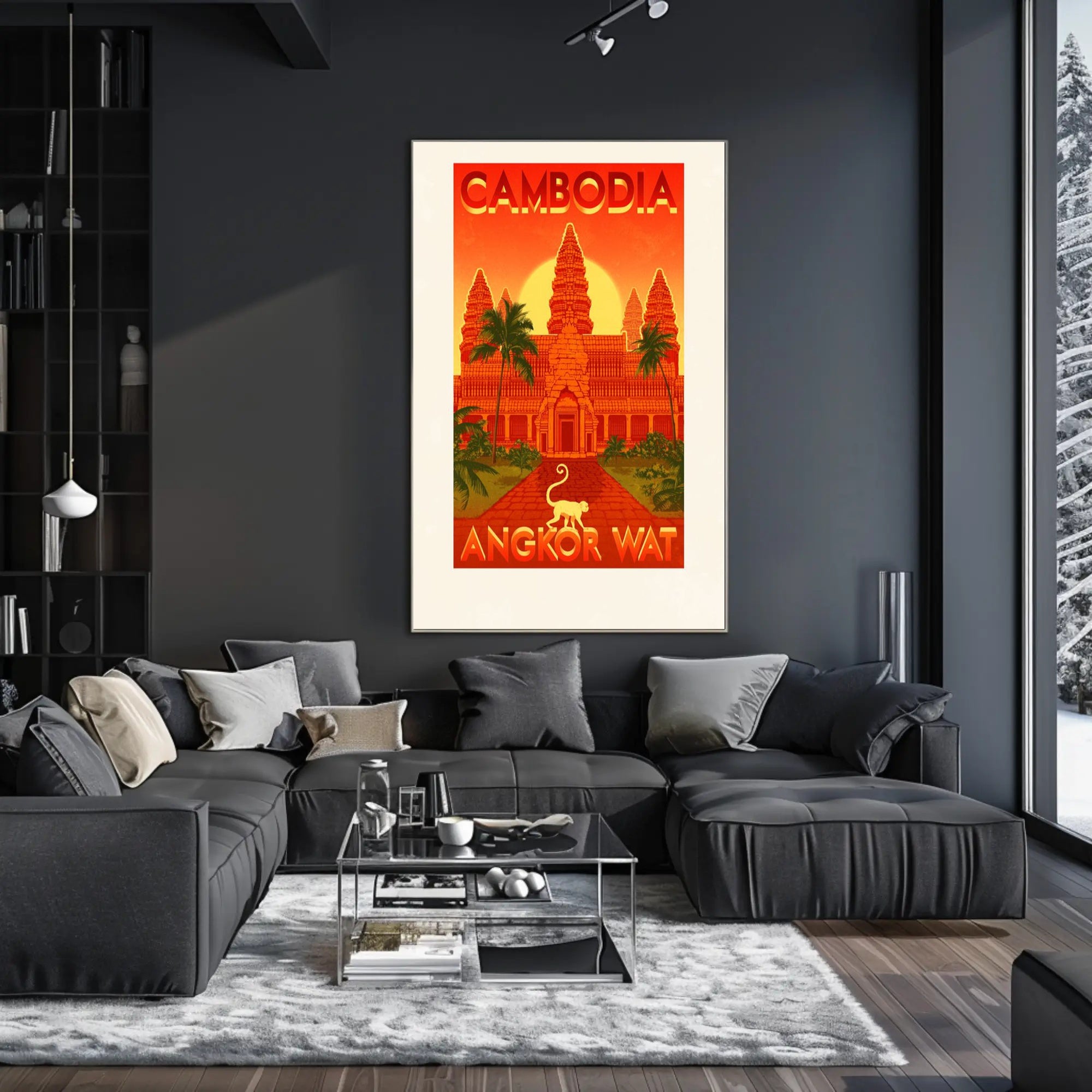 Angkor Wat Adventure Travel Poster PosterGoat
