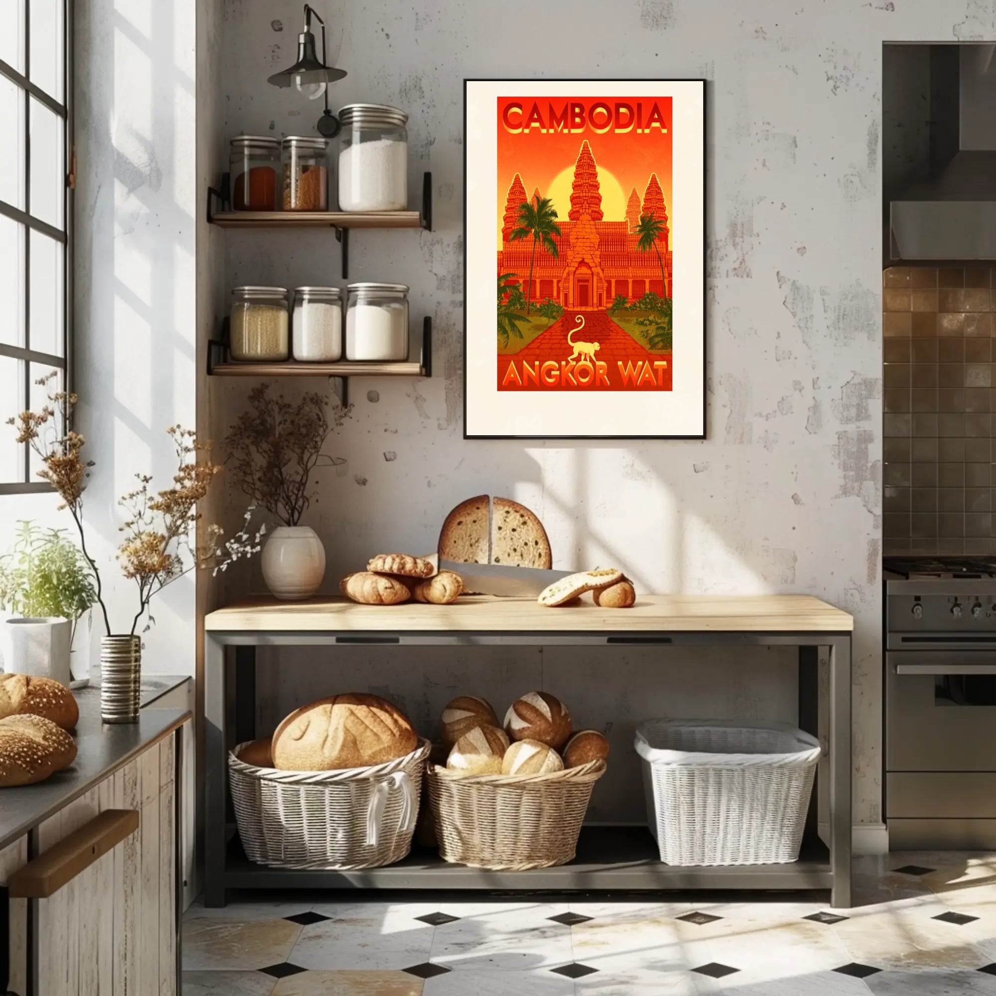 Angkor Wat Adventure Travel Poster PosterGoat