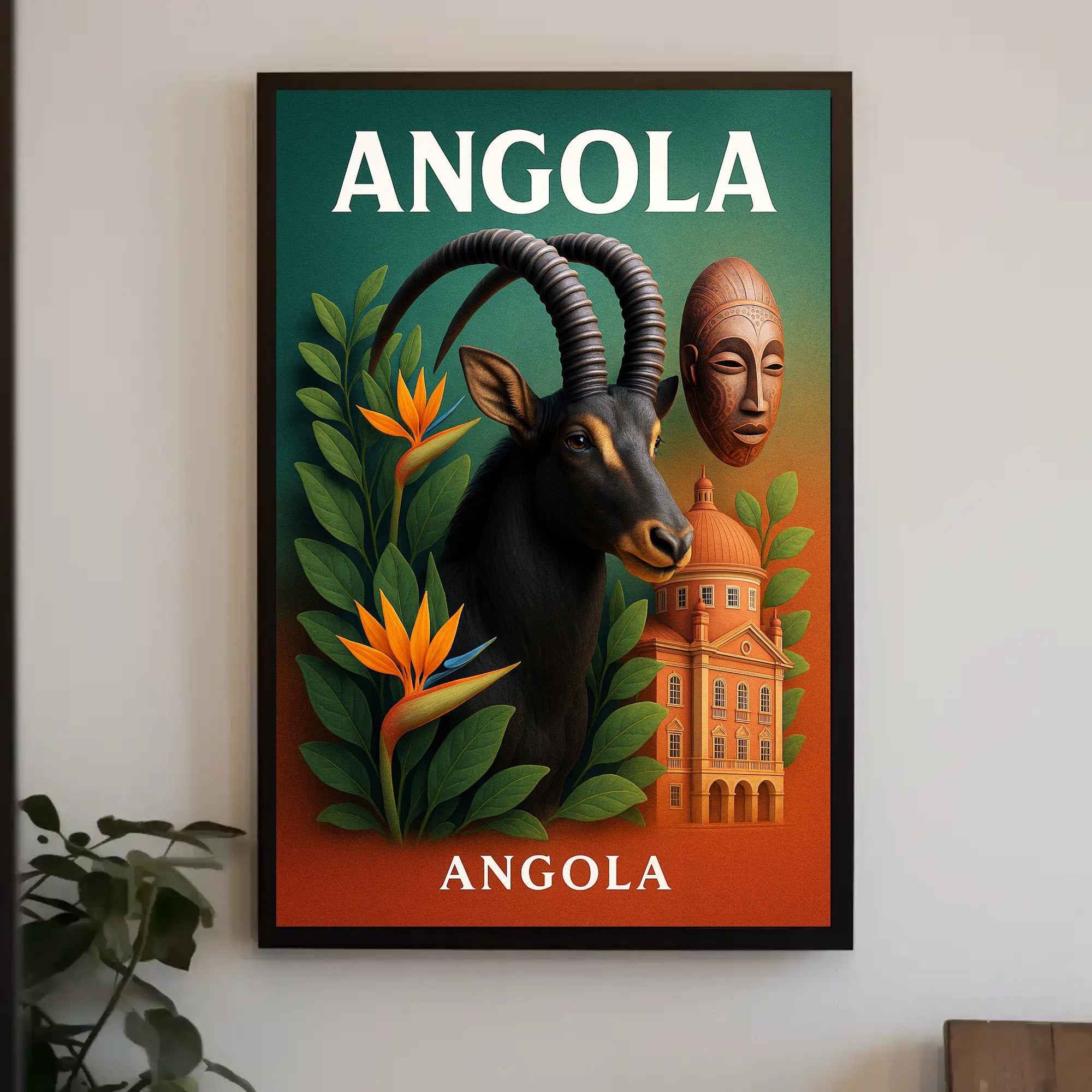 Angola A Cultural Mosaic Poster PosterGoat