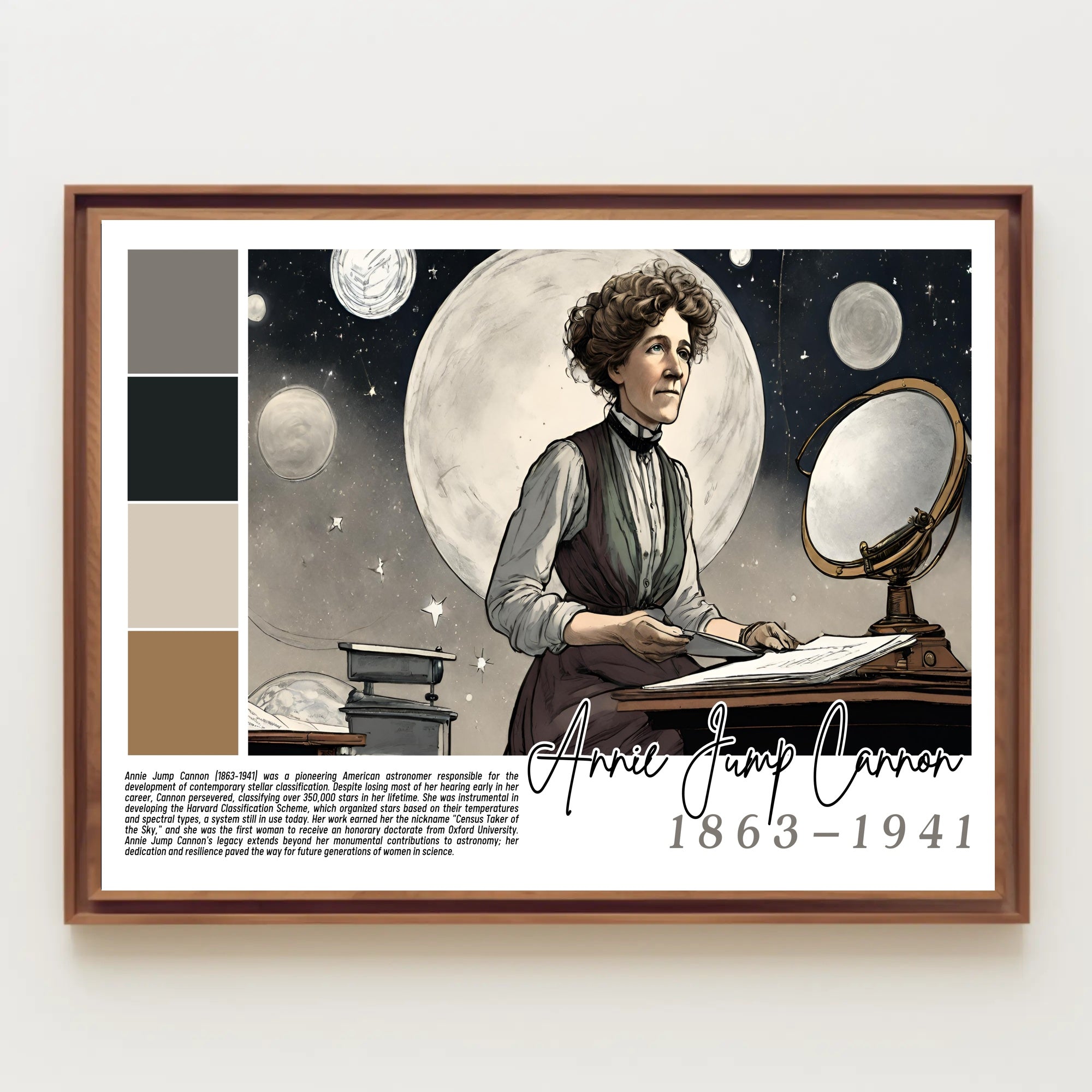 Annie Jump Cannon: Pioneering Astronomer Poster PosterGoat