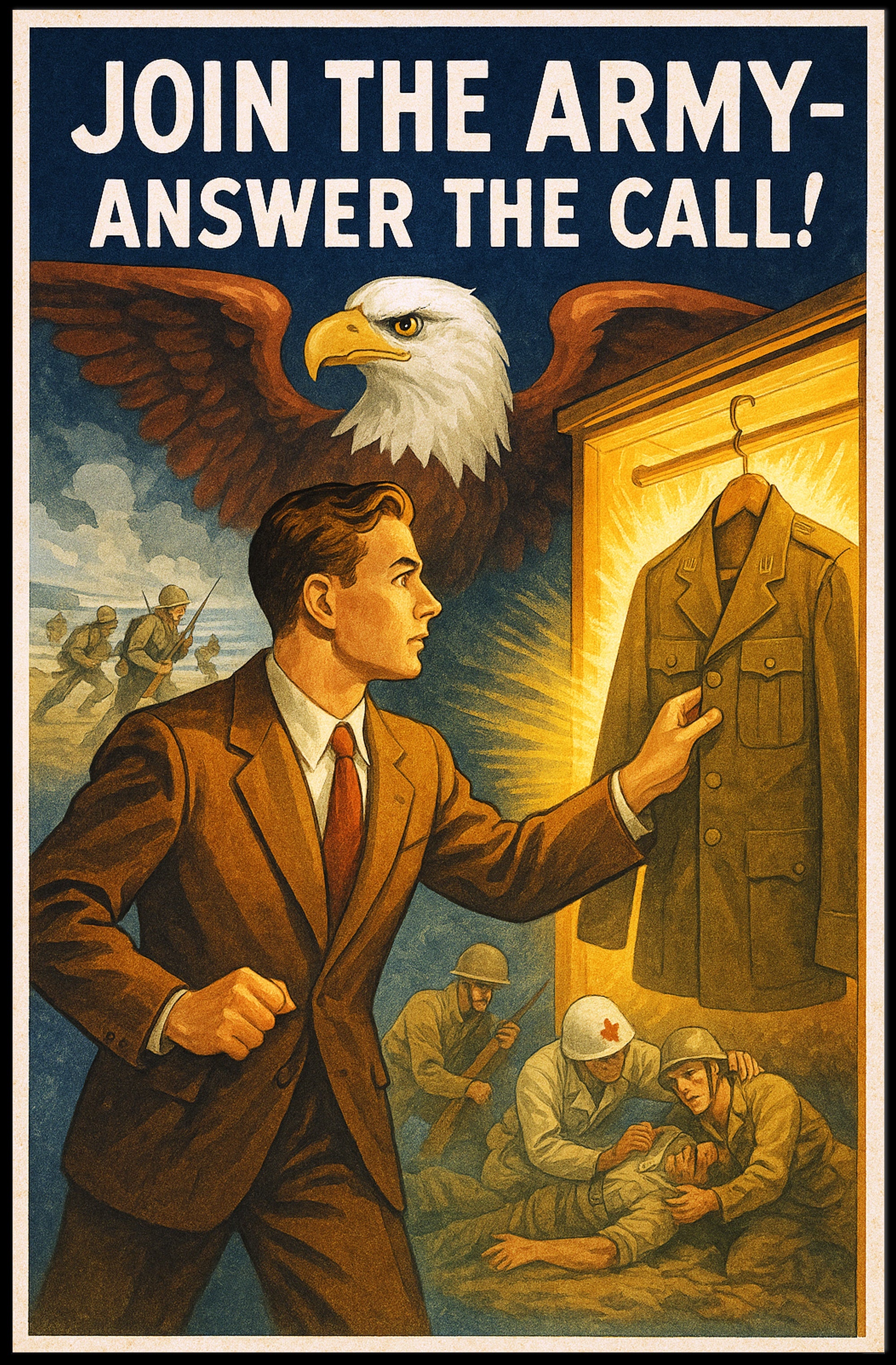 Answer the Call Join the Army Poster PosterGoat