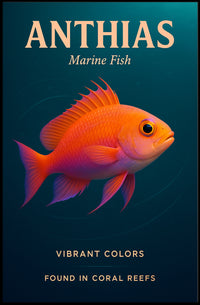 Anthias Vibrant Colors Poster PosterGoat