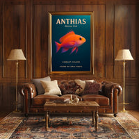 Anthias Vibrant Colors Poster PosterGoat