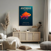 Anthias Vibrant Colors Poster PosterGoat