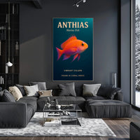 Anthias Vibrant Colors Poster PosterGoat
