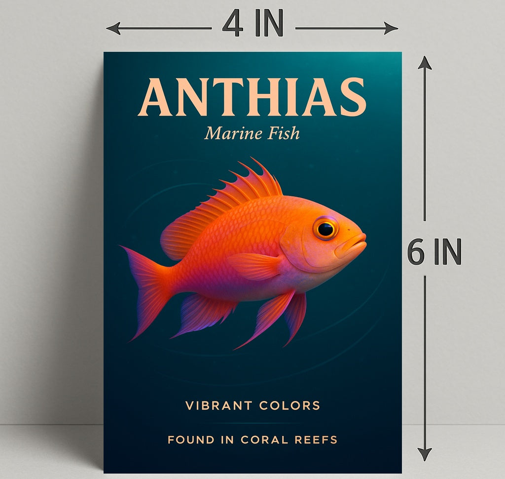 Anthias Vibrant Colors Poster PosterGoat