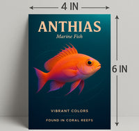 Anthias Vibrant Colors Poster PosterGoat
