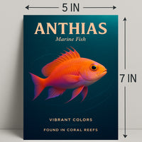 Anthias Vibrant Colors Poster PosterGoat