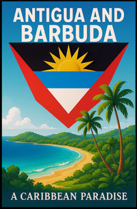 Antigua and Barbuda A Caribbean Paradise Poster PosterGoat