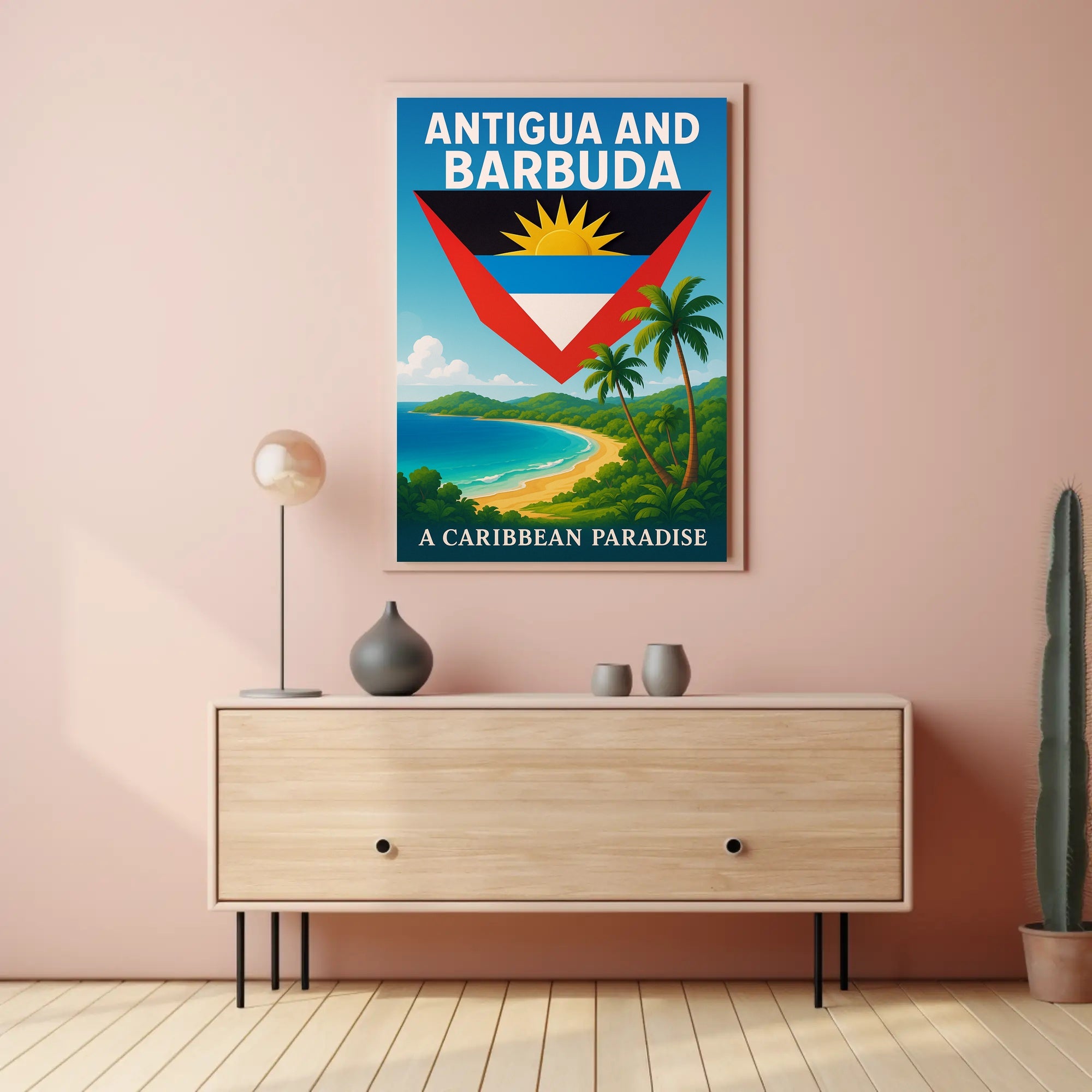 Antigua and Barbuda A Caribbean Paradise Poster PosterGoat