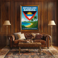 Antigua and Barbuda A Caribbean Paradise Poster PosterGoat