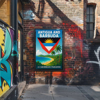 Antigua and Barbuda A Caribbean Paradise Poster PosterGoat