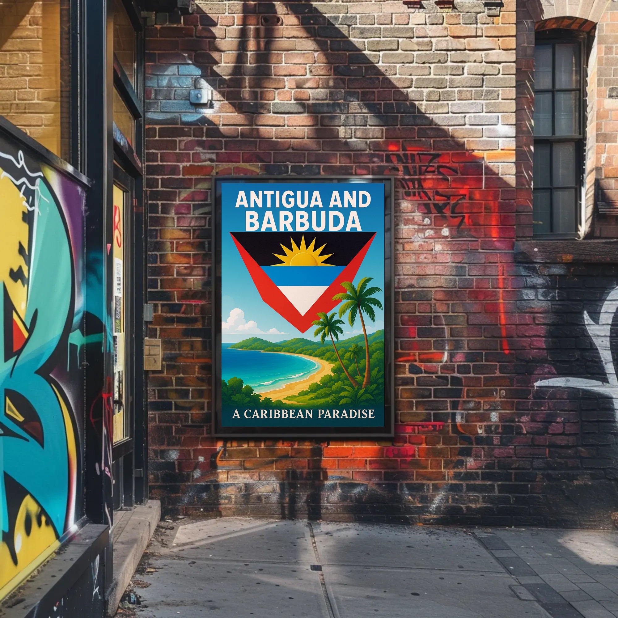 Antigua and Barbuda A Caribbean Paradise Poster PosterGoat