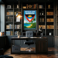 Antigua and Barbuda A Caribbean Paradise Poster PosterGoat