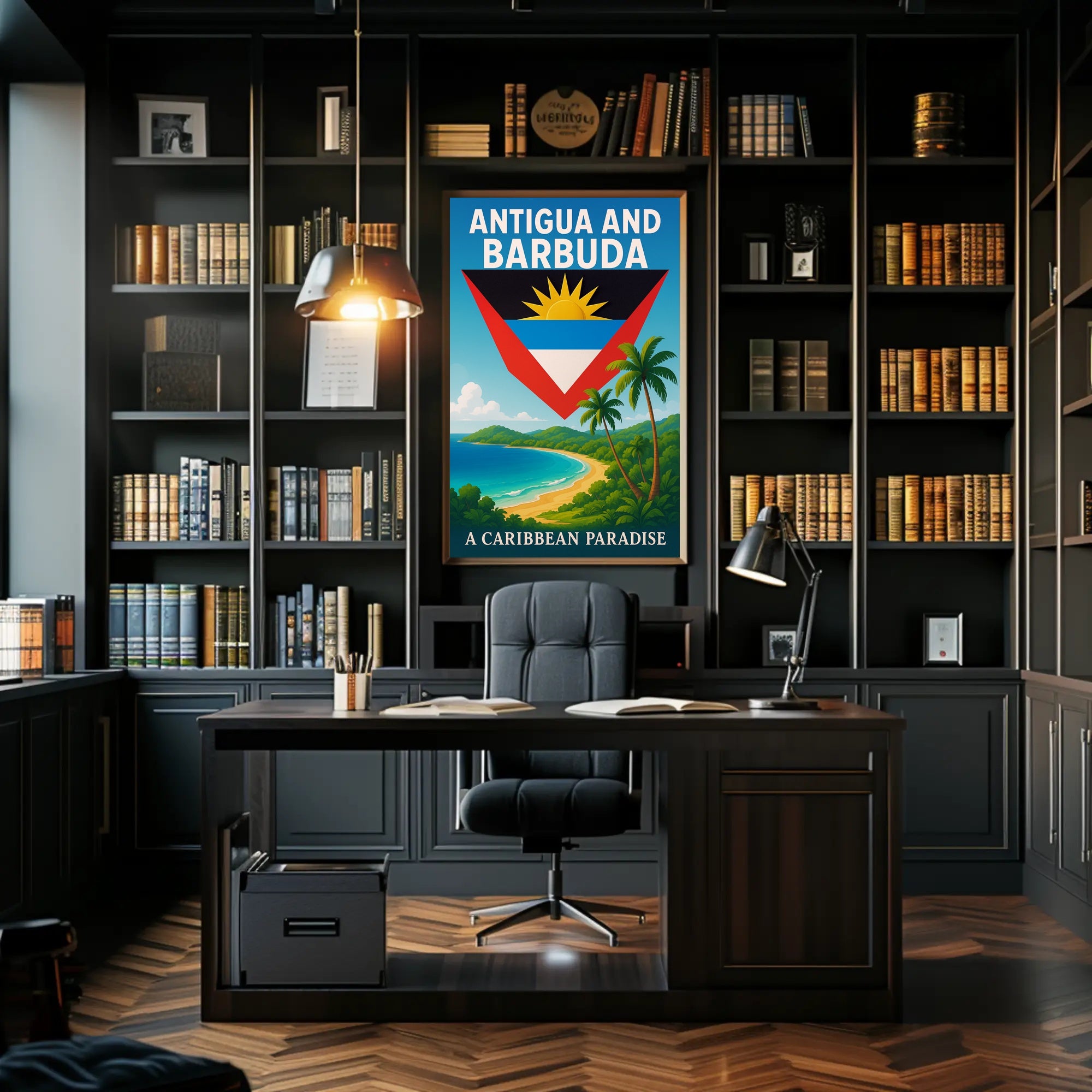 Antigua and Barbuda A Caribbean Paradise Poster PosterGoat