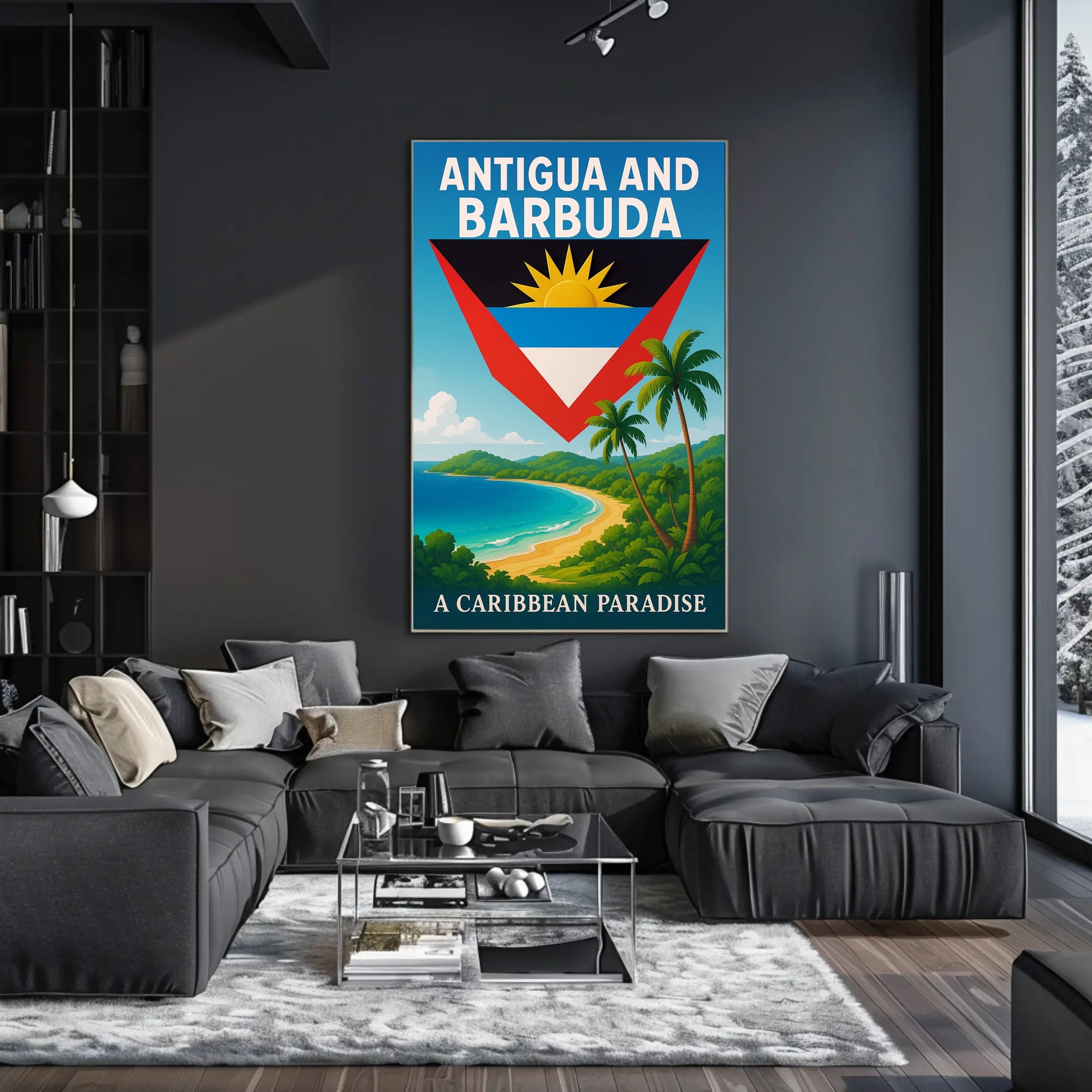 Antigua and Barbuda A Caribbean Paradise Poster PosterGoat