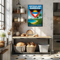 Antigua and Barbuda A Caribbean Paradise Poster PosterGoat