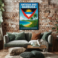 Antigua and Barbuda A Caribbean Paradise Poster PosterGoat