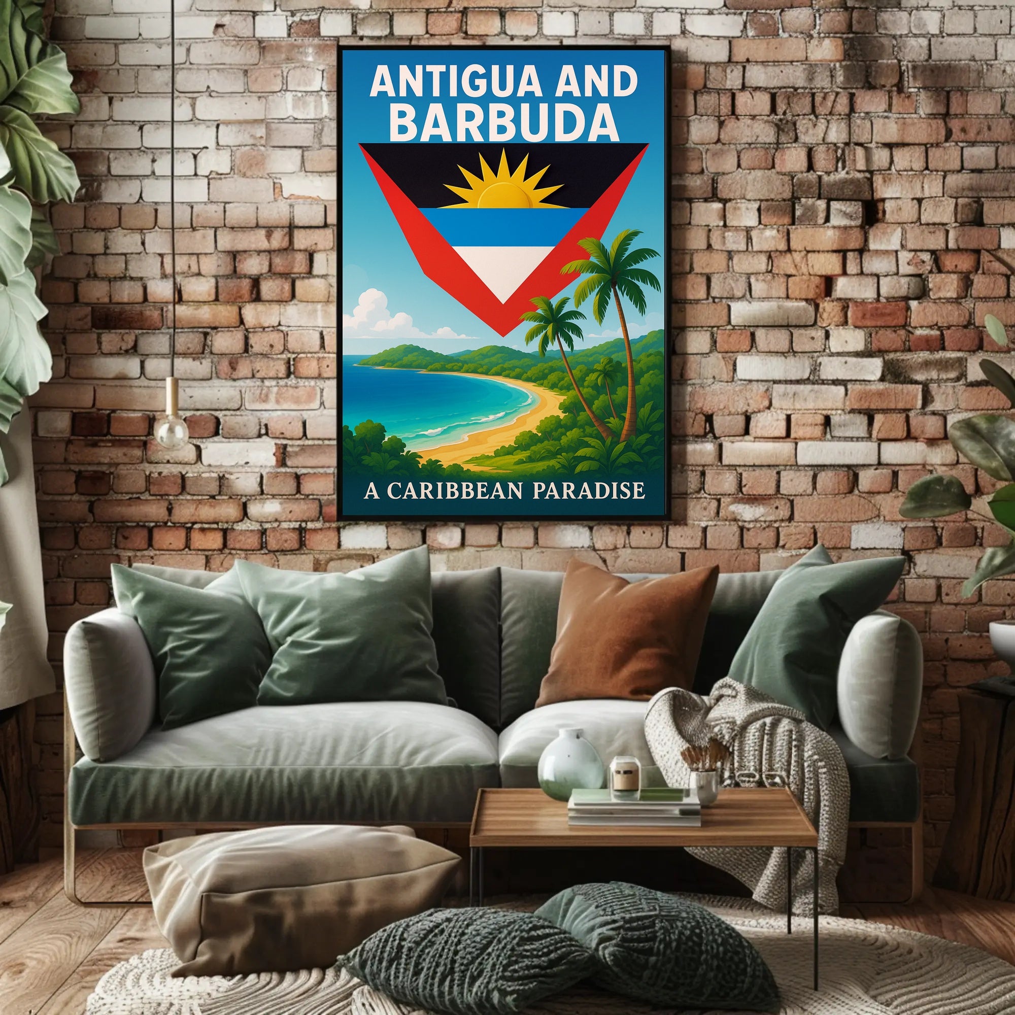 Antigua and Barbuda A Caribbean Paradise Poster PosterGoat