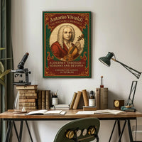 Antonio Vivaldi The Maestro of Baroque Poster PosterGoat