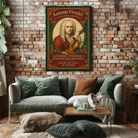 Antonio Vivaldi The Maestro of Baroque Poster PosterGoat