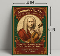 Antonio Vivaldi The Maestro of Baroque Poster PosterGoat