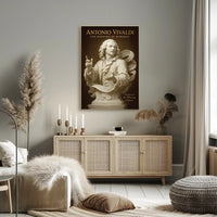 Antonio Vivaldi The Maestro of Baroque Poster PosterGoat