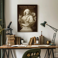 Antonio Vivaldi The Maestro of Baroque Poster PosterGoat