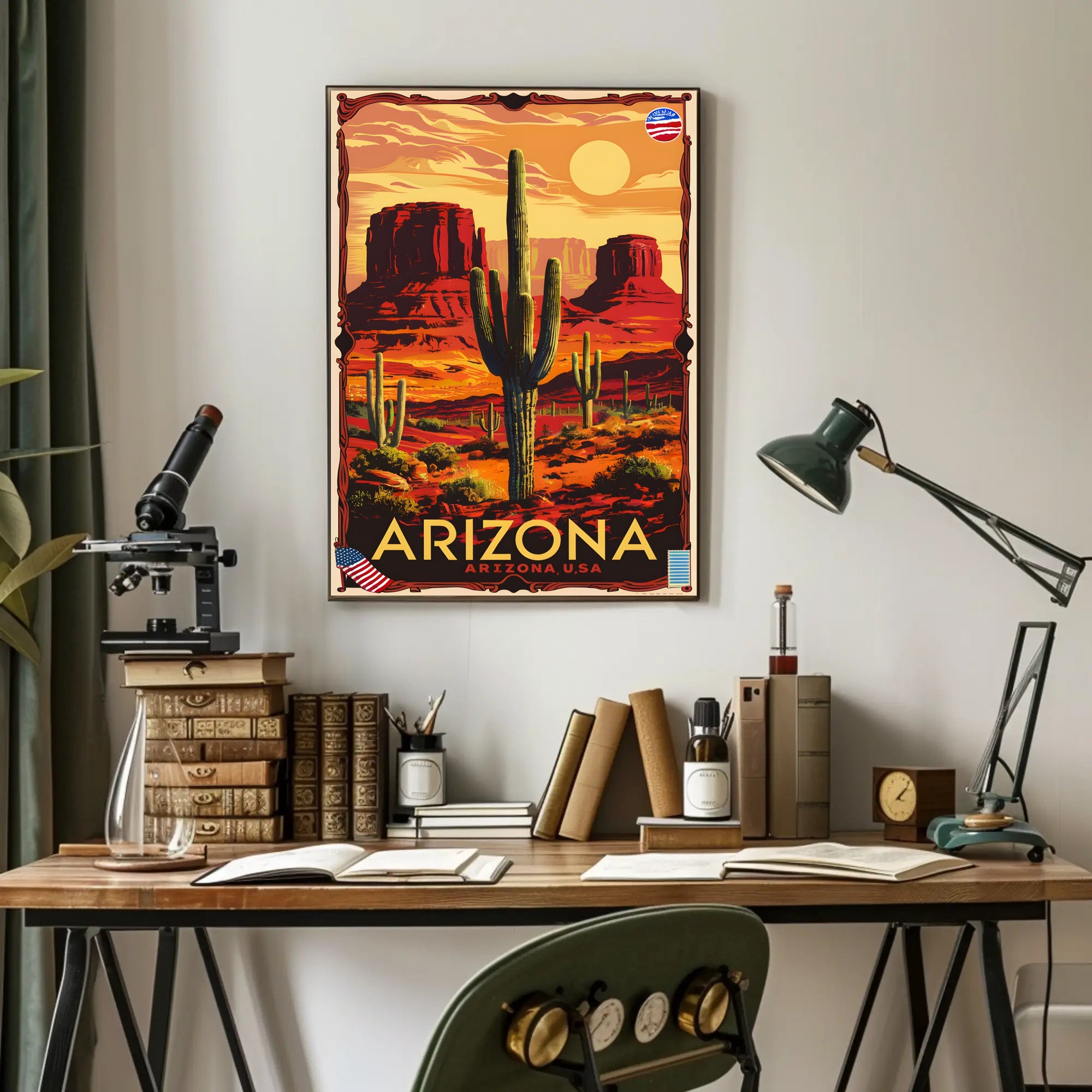 Arizona Desert Landscape Poster PosterGoat
