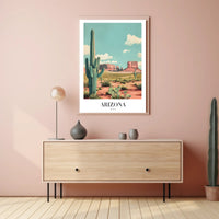 Arizona Desert Travel Poster PosterGoat