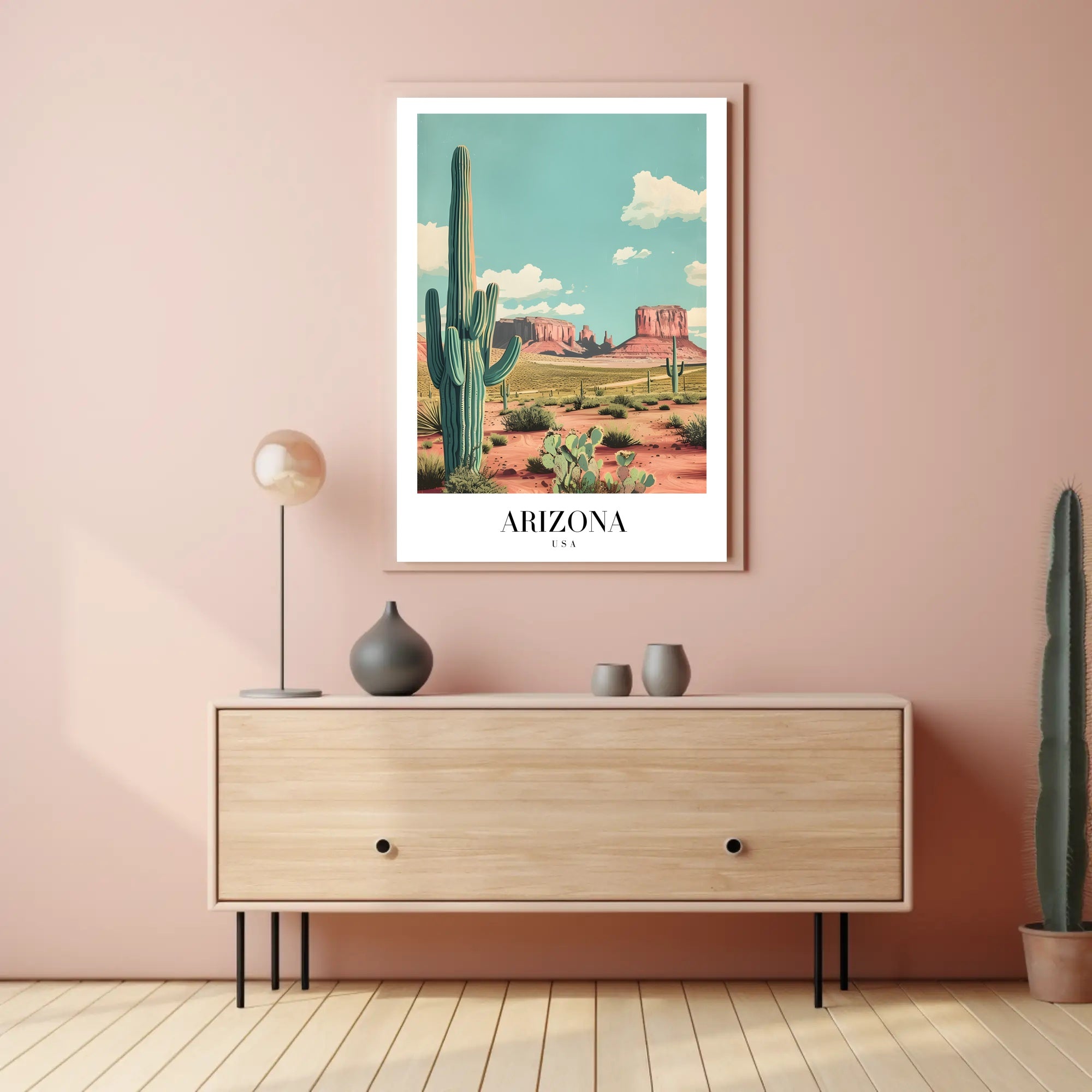 Arizona Desert Travel Poster PosterGoat