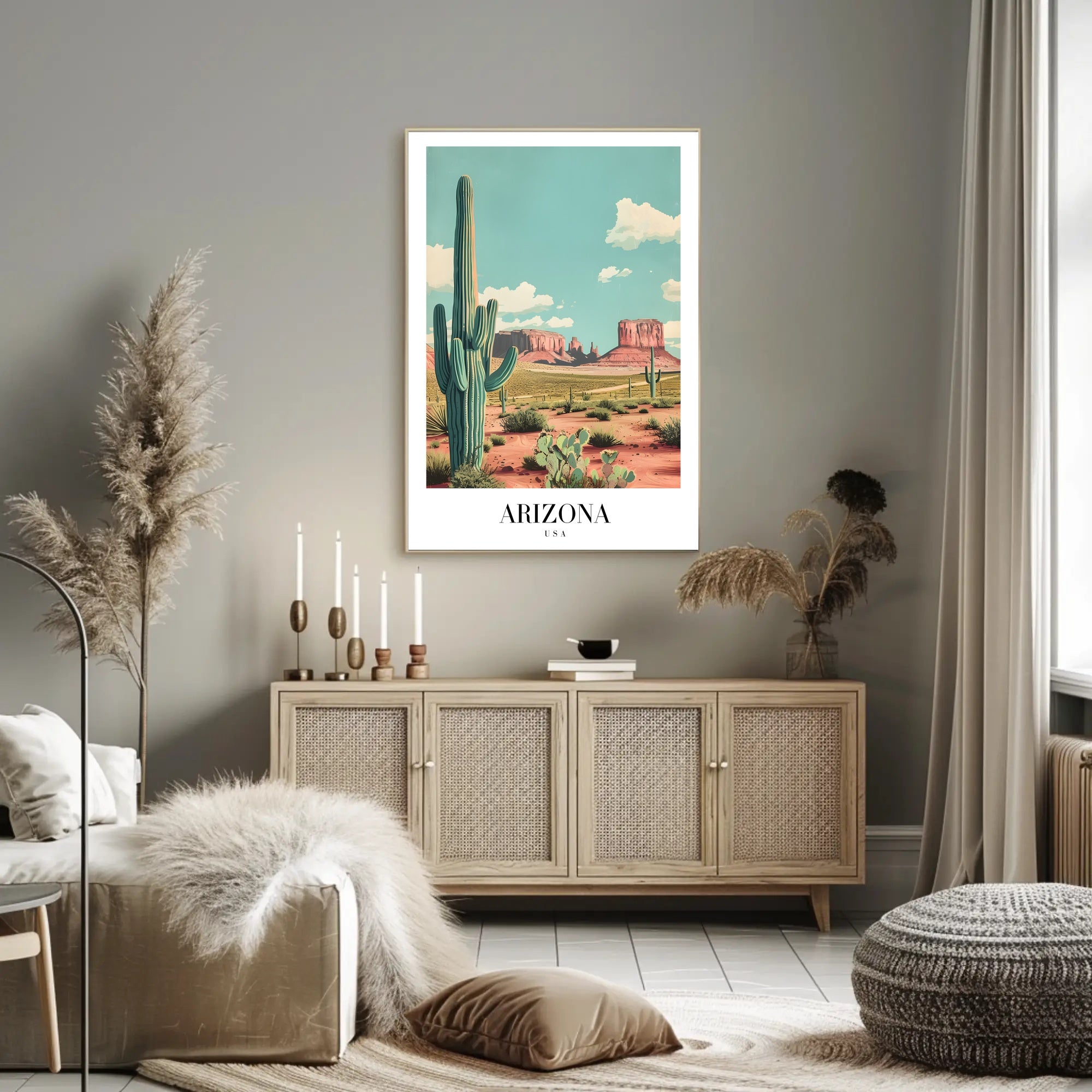Arizona Desert Travel Poster PosterGoat