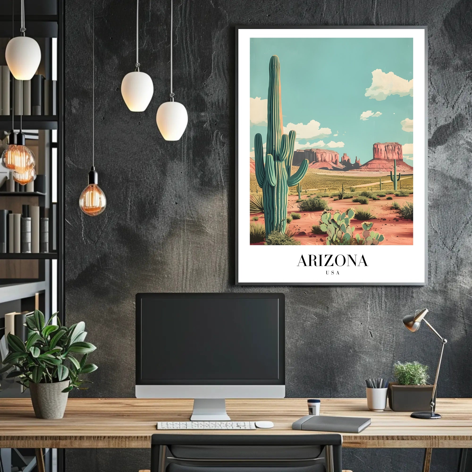 Arizona Desert Travel Poster PosterGoat