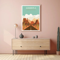 Arizona Grand Canyon State Travel Poster PosterGoat