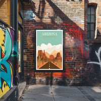 Arizona Grand Canyon State Travel Poster PosterGoat