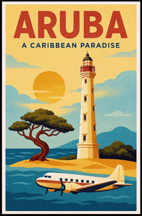 Aruba A Caribbean Paradise Poster PosterGoat