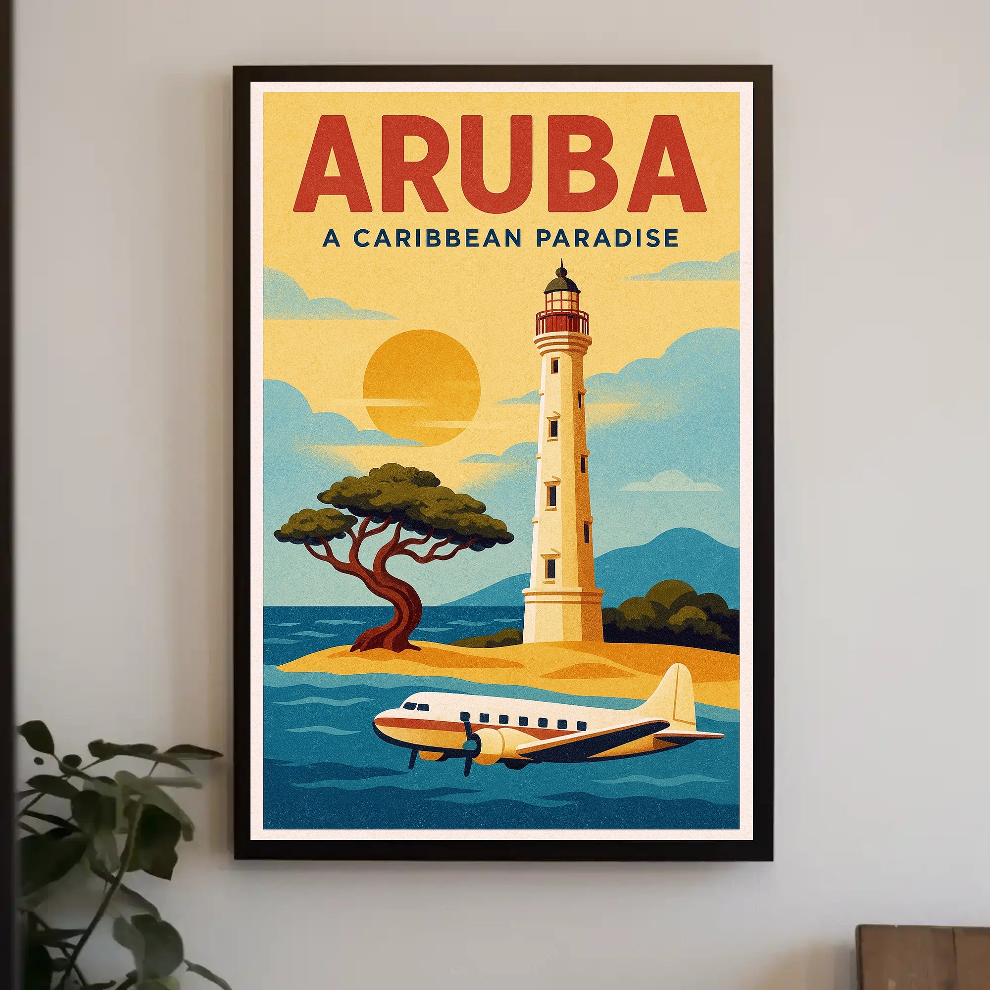 Aruba A Caribbean Paradise Poster PosterGoat