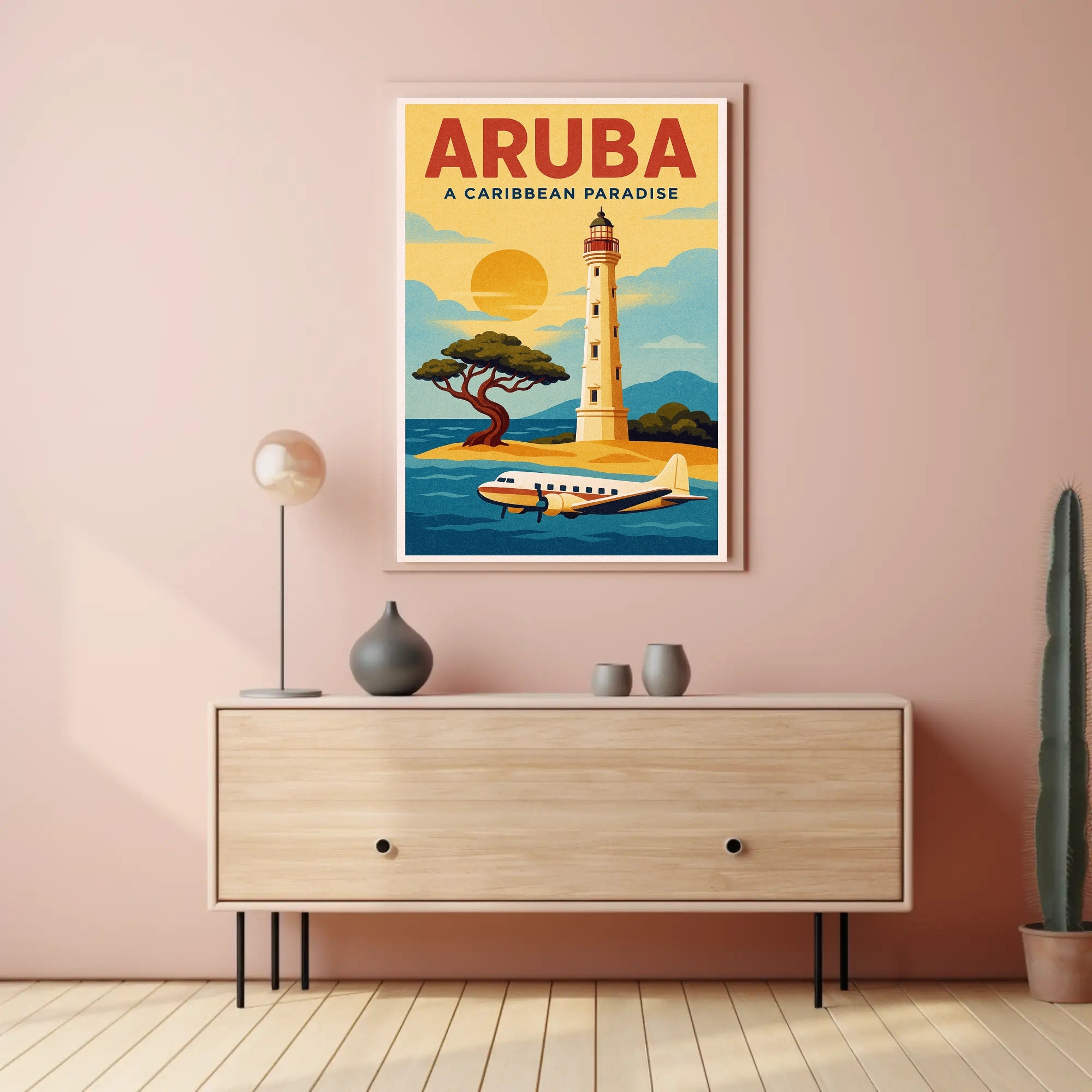 Aruba A Caribbean Paradise Poster PosterGoat