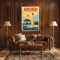 Aruba A Caribbean Paradise Poster PosterGoat