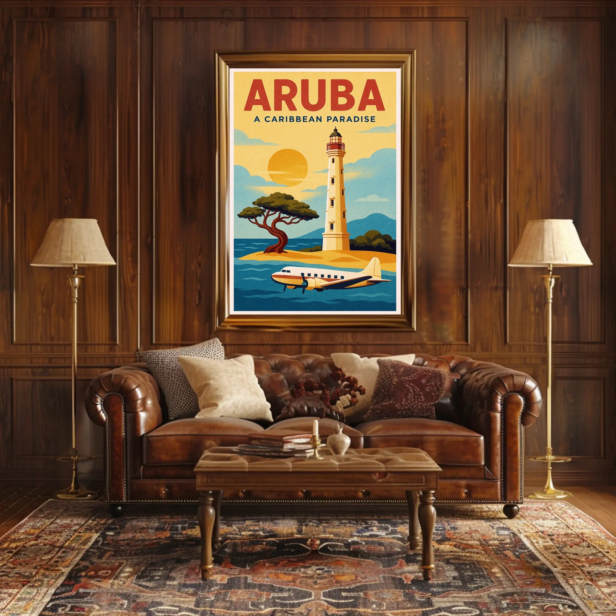 Aruba A Caribbean Paradise Poster PosterGoat